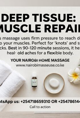 Deep Tissue Massage for Muscle Repair +254786144725